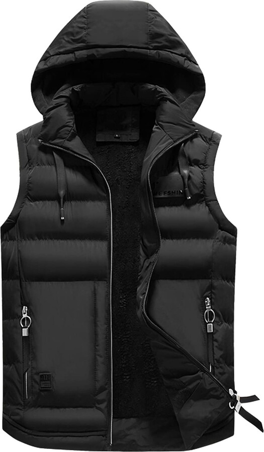 Generic mens winter jacketswinter Mens Quilted Vest ShopStyle Outerwear