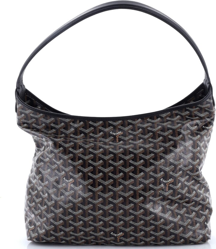 Pre-Owned Goyard Boheme Hobo Printed Coated Canvas