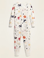 Thumbnail for your product : Old Navy Dragon-Print Pajama One-Piece for Toddler & Baby