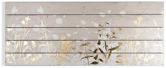 Graham & Brown Metallic Meadow on Wood Wall Art