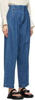 Thumbnail for your product : Mame Kurogouchi Blue High-Waisted Jeans