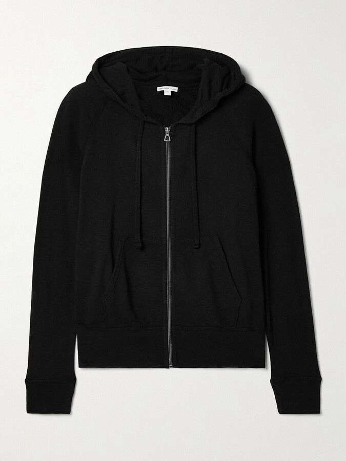 basic zip hoodie