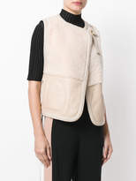 Thumbnail for your product : Chloé Chloé shearling panel gilet