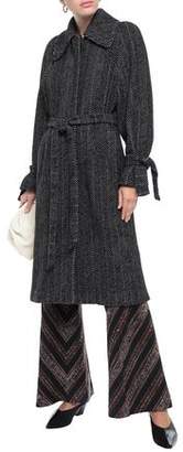 Missoni Herringbone Wool And Cotton-blend Jacquard Coat