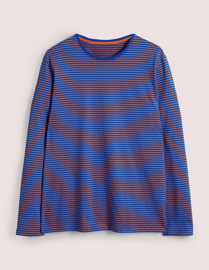 Navy Blue Green Stripe Shirt For Women | ShopStyle
