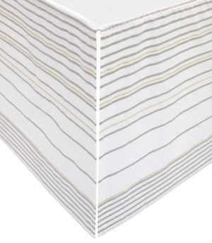 striped crib skirt