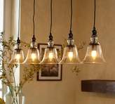 Thumbnail for your product : Pottery Barn Rustic Glass 5-Light Pendant