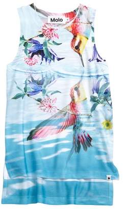 Molo Ro Bird Cover-Up T-shirt Dress