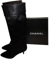 Thumbnail for your product : Chanel Satin + Leather Boots