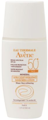 Avene Mineral Ultra-Light Hydrating Sunscreen Lotion, Face SPF 50+