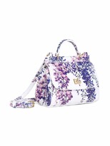 Thumbnail for your product : Dolce & Gabbana Children Sicily floral-print shoulder bag