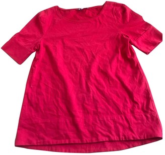 Maje Red Cotton Top for Women