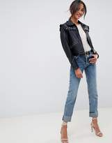 Thumbnail for your product : ASOS Design DESIGN jacket with pearl detail