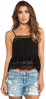 Thumbnail for your product : Free People Square Neck Ruffle Tank
