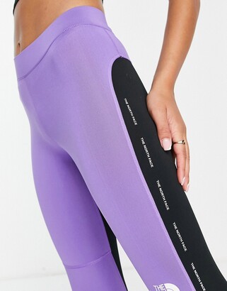 The North Face Training Mountain Athletic leggings in purple - ShopStyle