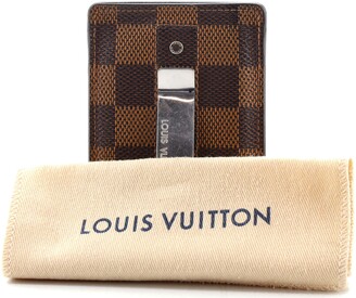 Louis Vuitton Pince Card Holder with Bill Clip Damier - ShopStyle