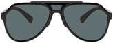 Thumbnail for your product : Dolce & Gabbana Black Aviator Sunglasses