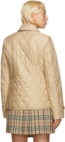 Thumbnail for your product : Burberry Beige Quilted Fernleigh Jacket