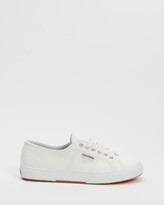 Thumbnail for your product : Superga White Low-Tops - 2750 Tumbled Leather