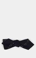 Thumbnail for your product : Alexander Olch Men's Textured Striped Silk Bow Tie - Navy