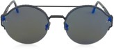 Bottega Veneta BV0013S Round Metal Frame Unisex Sunglasses