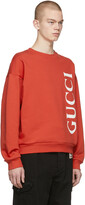 Thumbnail for your product : Gucci Red Logo Sweatshirt