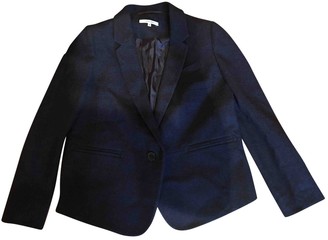 Carven Blue Wool Jacket for Women