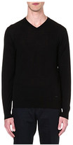 Thumbnail for your product : Armani Collezioni Wool v-neck jumper - for Men