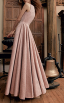 Thumbnail for your product : Emilia Wickstead M'O Exclusive Fiona Pebbled Gown