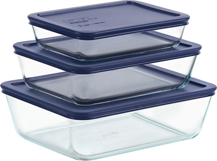 Pyrex Freshlock Pyrex Rectangle Set Pyrex Freshlock 5-Pack (4-Cup