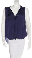 Thumbnail for your product : Raquel Allegra Sleeveless Satin Top
