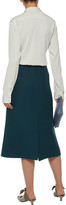 Thumbnail for your product : The Row Bea Wool And Silk-blend Cady Midi Skirt