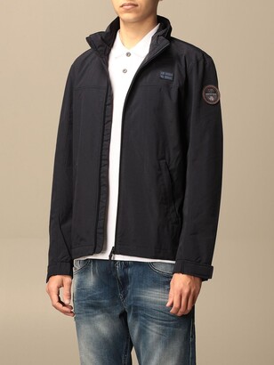 Napapijri Shelter 4 zip jacket with logo - ShopStyle Outerwear