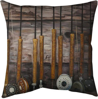 Begin Edition International Inc. Fishing rods on wood - 20\
