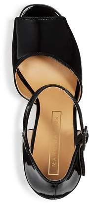 Marc Jacobs Women's Kasia Embellished Patent Leather Block Heel Sandals