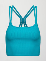 Thumbnail for your product : Carbon38 Ribbed Cami Bra - Dark Teal
