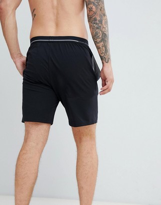 HUGO BOSS lounge shorts with contrast waistband