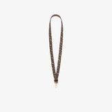 Thumbnail for your product : Burberry brown Monogram print lanyard