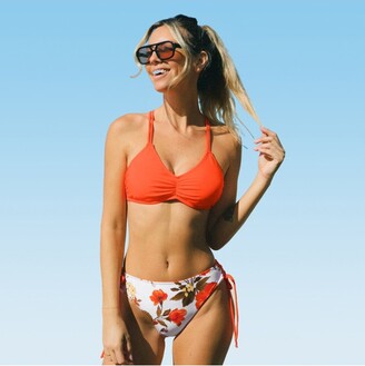 Women' Strappy Bandeau Bikini Top - Shade & Shore™ Lime 38DD