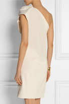 Thumbnail for your product : Lanvin One-shoulder stretch linen-blend dress