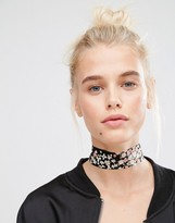 Thumbnail for your product : ASOS Floral Choker Necklace