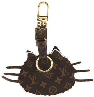 LOUIS VUITTON Cat Bag Charm Key Holder MP2282