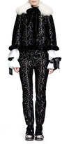 Thumbnail for your product : Alexander McQueen Puffed Sleeve Blouse w/ Ribbon Cuffs, White