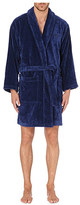 Thumbnail for your product : Emporio Armani Embroidered-logo cotton robe - for Men