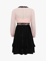Thumbnail for your product : French Connection Ednae Lace Bodice Mix Dress, Black/Ballet Blush
