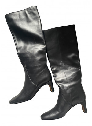 maje leather boots
