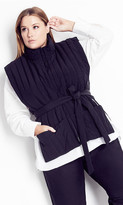 Thumbnail for your product : City Chic Sleek Tie Vest - black