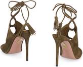 Thumbnail for your product : Aquazzura Mar Suede Heeled Sandals