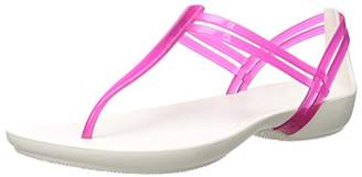 Crocs Women's Isabella T-Strap Flat Sandal