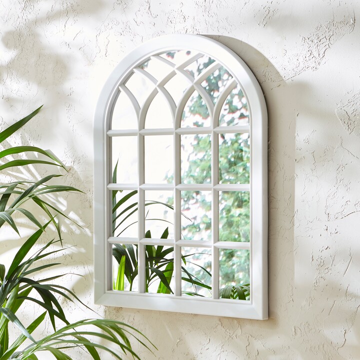 Dunelm Outdoor Window Mirror 50cm x 70cm White ShopStyle